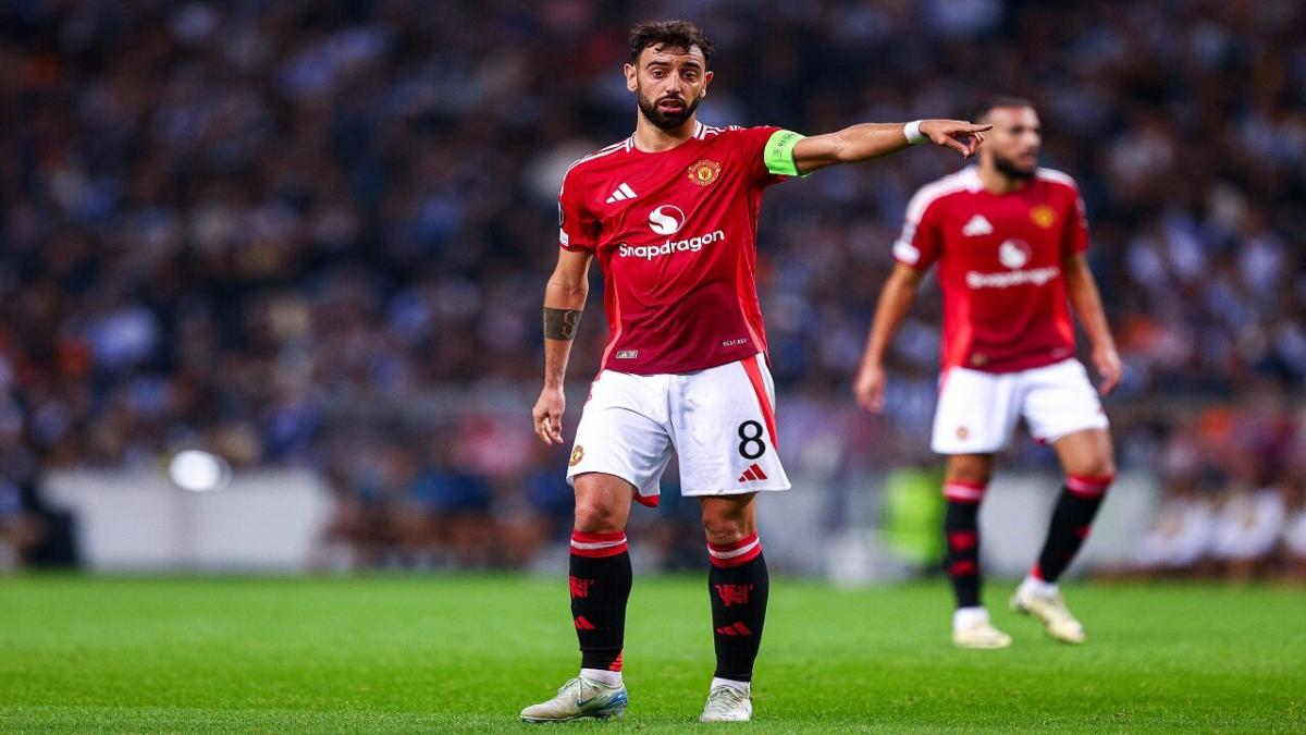 Manchester United captain Bruno Fernandes